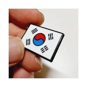 태극기 정장 뱃지 행사용 국가 공무원  (47b9u)