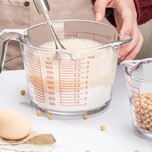 강화 계량컵 유리 요리컵 내열 눈금 베이킹 계량 (47Lcz)