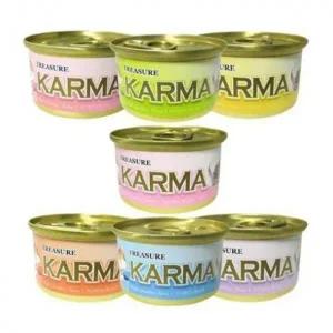 카르마 고양이 통조림 80g 24P 습식 영양 간식 사료