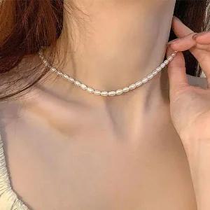 [오노마] ONM 데일리 패션 진주 초커목걸이 (S35137277)