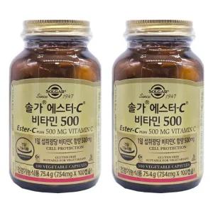솔가 (26년10월) 에스터C 비타민 500 754mg x 100캡슐 2개 HIS