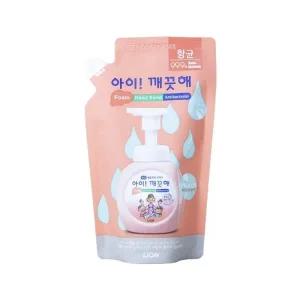 아이 깨끗해 핸드 솝 항균 폼 리필 200ml 복숭아향