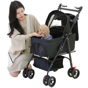 분리형 접이식 개모차 M01 반려견 외출 경량 이동장 강아지