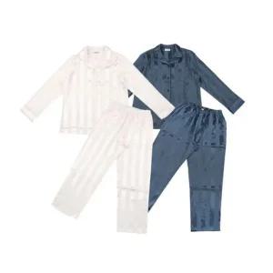 [갤러리아] 비비안 사틴 스트라이프자가드 레이온혼방 커플잠옷 WP8869A/MP8869A/PSK/GR