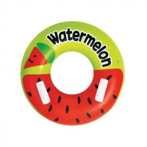 워터멜론 수박 75cm 어린이 이중 손잡이 원형 튜브