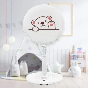 선풍기 덮개 북극곰 디자인 벽걸이 스탠드 커버 실내 보호용 선풍기커버 선풍기안전망