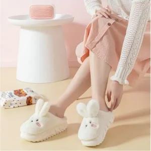 다번다 토끼 슬리퍼 포근포근 거실화 겨울슬리퍼 털슬리퍼