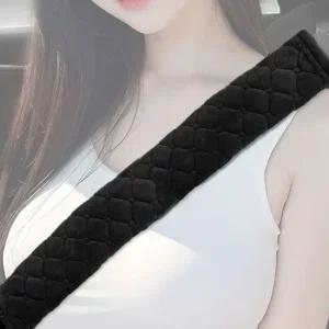 코튼울75cm 안전밸트커버 안전벨트 피부마찰방지 쿠션 방지 실내커버 안전벨트목쓸림방지
