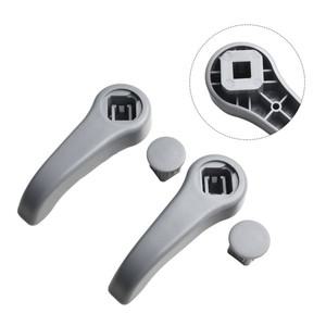 2Pcs 앞 좌석 조정 핸들 Twingo 1 용 Clio 2 회색 7701209658 7701470827 자동차 인테리어 액세서리