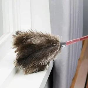 고급 먼지털이 집먼지 청소 도구 타조털 총채 깃털 먼지떨이 50cm 타조털이개 타조털