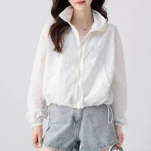[오노마] ONM 바람막이 숏 자켓 크롭 점퍼 얇은 블루종