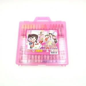 55색60본 크레파스 크레용 꿈빛 파티시엘 여아용