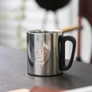 콜맨 캠핑 휴대용 머그컵 300 더블 스테인레스 블랙