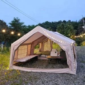 다잡 장박 캠핑 더블나인 에어텐트 쉘터 단품 베이지
