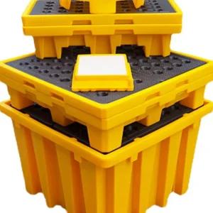 오일 누출 방지 드럼 깔판 통 유해 트레이 폐기물