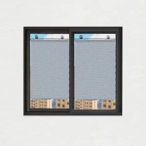 롤 블라인드 창문 방염 암막스크린 실버 37X125cm