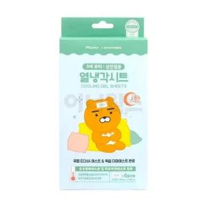 카카오프렌즈 라이언 열냉각시트 6매입 냉찜질 해열시트 해열패치 쿨패치 얼음주머니