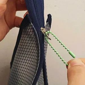 군번줄 비즈 12cm 볼 체인 키링 10P 컬러 군번줄 비즈 키링 재료 악세사리 부자재