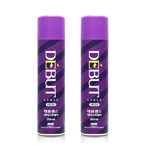 데뷰 센스 헤어 스프레이 300ml X 2개 - 무스크향