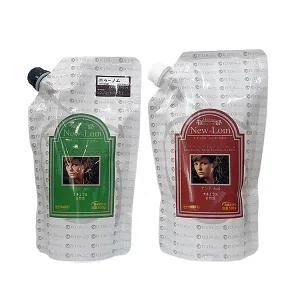 뉴롬 헤나 칼라 새치염색약 500ml/헤나염색약/오징어먹물/