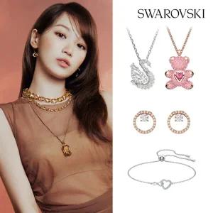 [스와로브스키/본사정품] Swan 핑크스완 네크리스 5469989