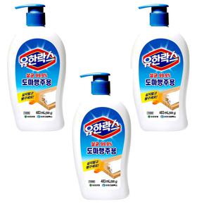 유한락스 도마.행주용500ml×3개//곰팡이제/주방세제