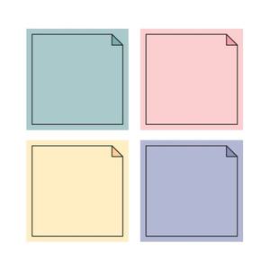 톡톡 모서리접힌 떡메모지 메모장 노트패드 수첩