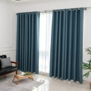 이너스 늘밤 맞춤 아일렛 암막커튼 다크그린161 180cm