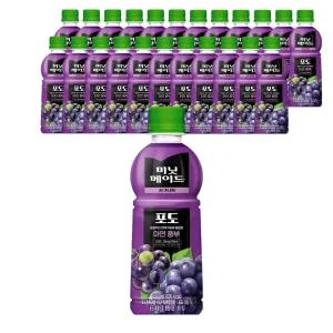 코카콜라 미닛메이드 포도 350ml X 24PET 주스 과일 음료수