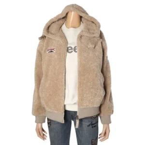 [지프] 곰 뽀글이 후드 집업 JN8TZU451