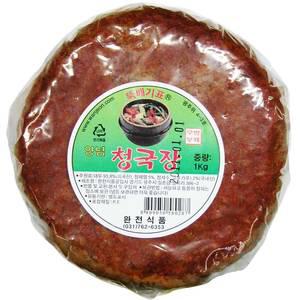 완전식품 완전 뚝배기표 양념 청국장 1Kg 3개 이강산닷컴
