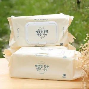 [케렌시아] 깨끗한 향균 행주티슈 80매*10팩