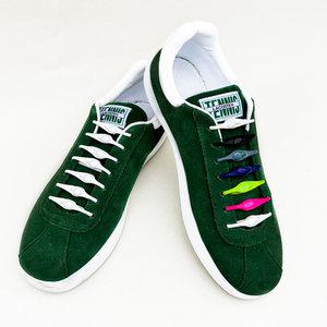 로더스 매듭없는 버클 고무 운동화끈 클립 슈링 탄력 실리콘 신발끈 12pcs