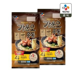CJ 가쓰오 우동한그릇 4인분(933.2g) x2개