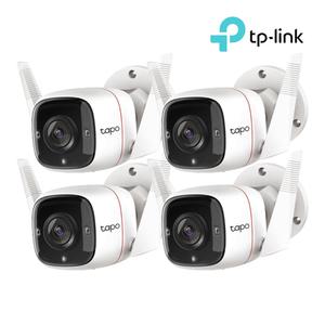 티피링크 Tapo C310 4팩 실외용 CCTV WiFi 적외선 카메라 4세트 홈캠
