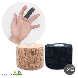 티에스 티어라이트 5cm x 7m 12롤 손가락 손목 고정 미끄럼 부상방지 근육 스포츠 테이프 V