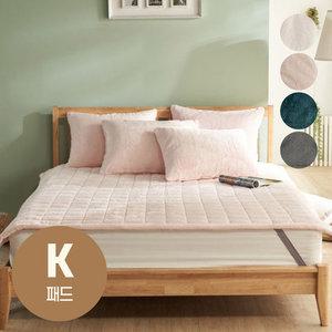 부드러운 극세사 겨울 카페트 겸 침대 패드 슈퍼킹 K