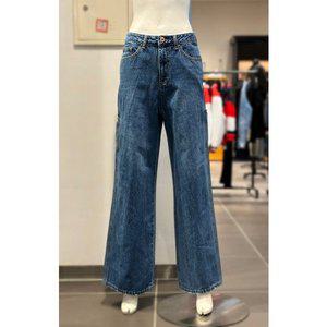 [클라이드앤](김해점)[클라이드] 여성 와이드 카펜더 블루 데님 FOBDP799F