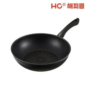 [본사직영] 해피콜 모던 티타늄 IH 인덕션 궁중팬 28cm 블랙