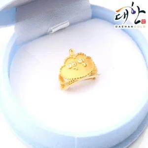 [대한골드]순금 크라운 왕관 백일 돌반지 1.875g 돌잔치 선물