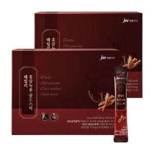 JW생활건강 데일리 홍삼녹용 골드스틱 30포 2박스(10gX60포)