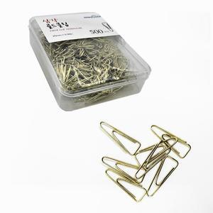 디자인 삼각 골드 페이퍼 다용도 클립 clip 500pcs