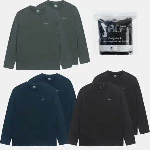 [네파](강남점)24FW신상 매년완판! 공용 기능성 투팩 기모 패키지 긴팔 티셔츠 1+1 (2pack) 7KE5300