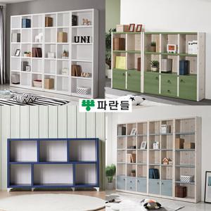 파란들가구 33T 오픈/도어 2단/3단/5단책장 거실책장 수납장식장 22종 모음