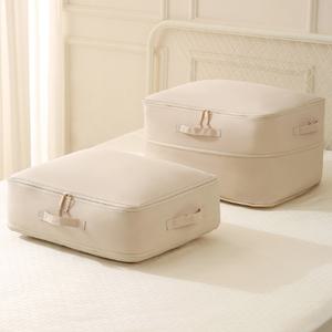 지퍼압축팩 이불 보관 압축 팩 파우치 수납 정리함 케이스 수납 가방 이불보 중형 66L