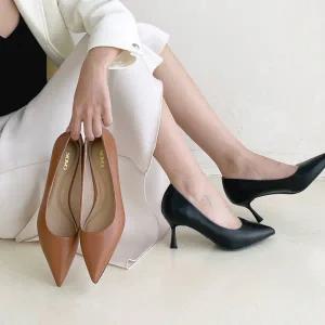 [롯데백화점]소보 벨라스 2type 소가죽 프리미엄 스틸레토힐 5cm 7cm