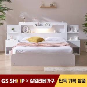 상일리베가구 로이스 LED 수납 침대SET+독립매트 SS
