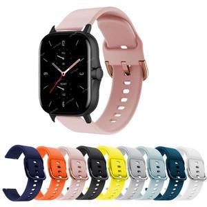 Amazfit GTS/GTS 2 2E 미니 스트랩 실리콘 20mm 교체 용 손목 밴드, Huami BIP S U Pro POP Zepp E 팔찌