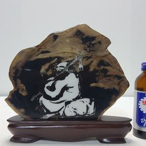 나무화석 달마 높이21cm 무게1.1kg 단초마을 골동품/수집품/도자기