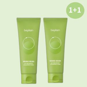 비플레인 녹두 약산성 클렌징폼 160ml+160ml